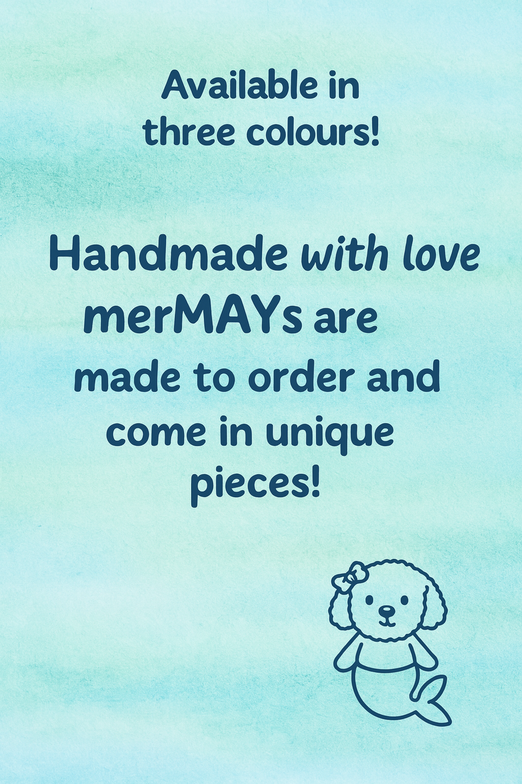 Zeemeermay'ke knuffel - MERMAY